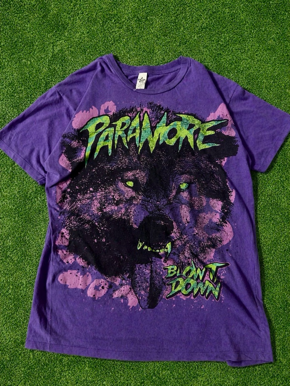 Paramore Purple 'Blow It Down' Wolf Graphic Tee